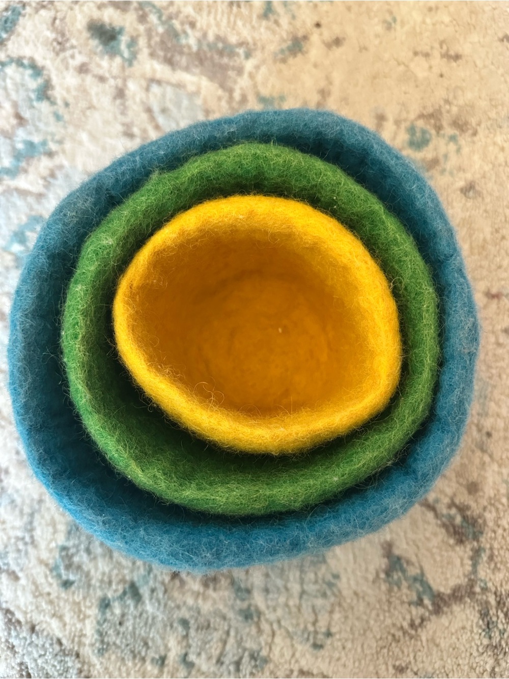 Lovevery Felt Nesting mini Baskets Montessori toys